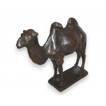 Bronze \"Chameau\" signé LARSEN
