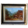 Pair of gouaches "Mountain Lan