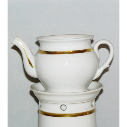  Tisanière en porcelaine sur  Moinat SA  - Antiquités décoration