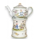 Tisanière en porcelaine