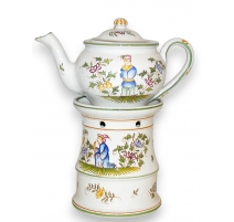 Tisanière en porcelaine