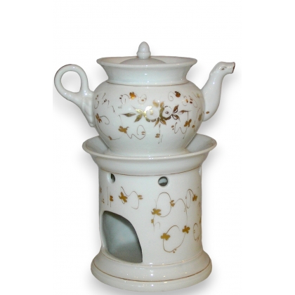 Tisanière en porcelaine