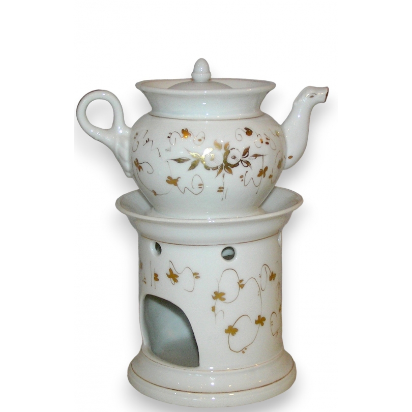  Tisanière en porcelaine sur  Moinat SA  - Antiquités décoration