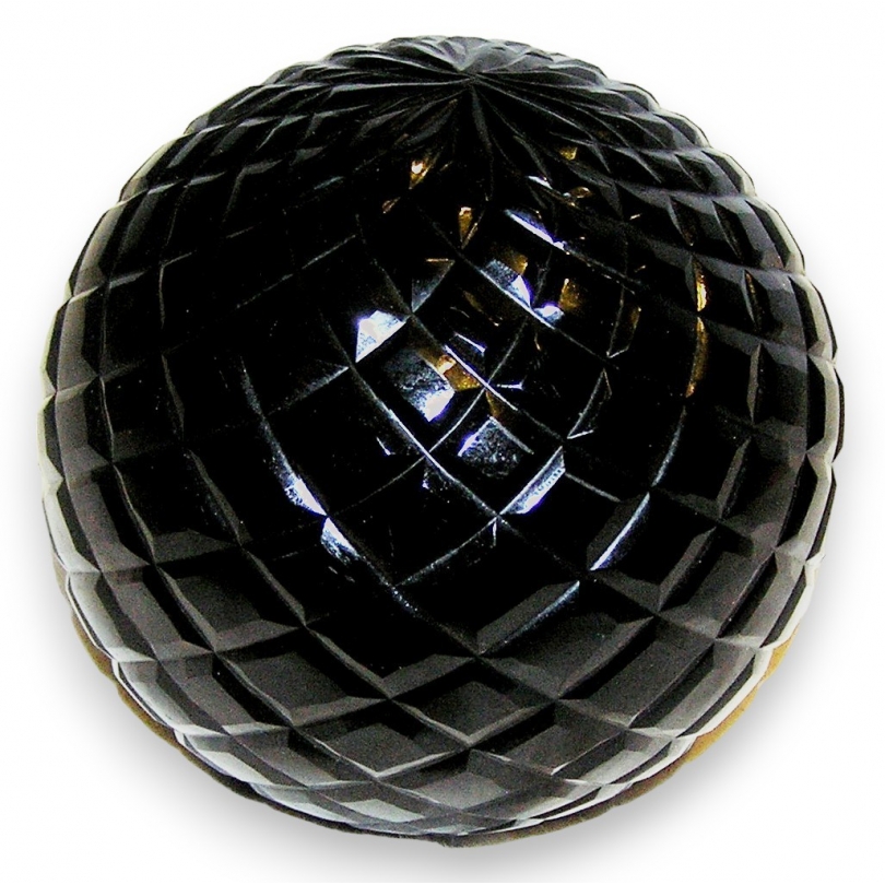 "Diamond" Amber Glass Ball at Moinat SA – Antiques and Decor