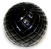 Boule en verre "Diamond" Ambre