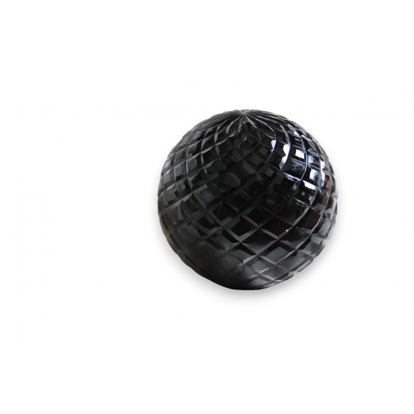 Boule en verre "Diamond" Ambre, NOIR