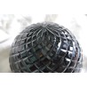 "Diamond" Amber glass ball, BLACK at  Moinat SA  - Antiques and home décor