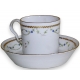 Porcelaine de Nyon, tasse et sous-tasse