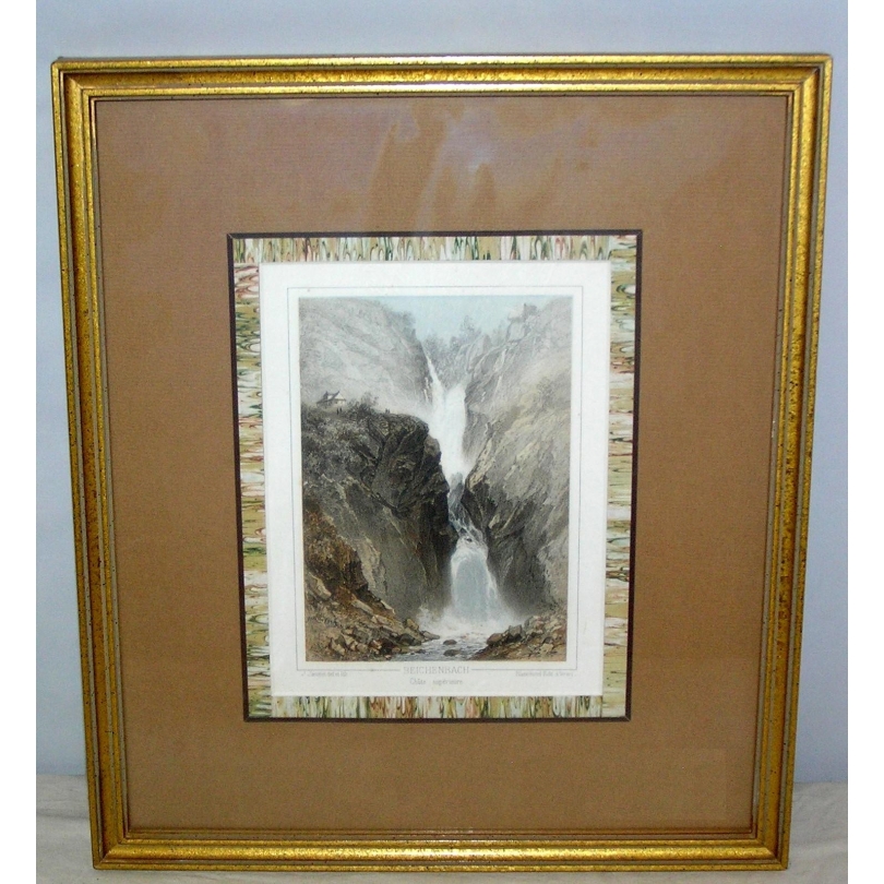 Gravure Reichenbach chûte supérieure 