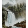 Gravure "Reichenbach chute du milieu"  sur Moinat SA  - Antiquités décoration -  Gravures, Lithos