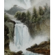 Gravure Reichenbach chute du milieu 