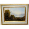 Paintings | Oil on cardboard ‘Landscape’, Switzerland Moinat SA  – Antiques and home décor