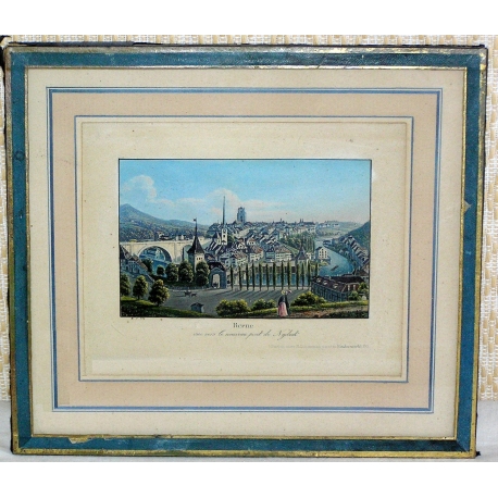 Engraving ‘Bern’ by Moinat SA – Antiques and decorative items – Engravings, lithographs
