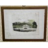 Gravure "Bains Eynard à Beaulieu près  sur Moinat SA  - Antiquités décoration -  Gravures, Lithos