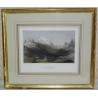 Engraving ‘Col de Balme’ by BARTLETT on Moinat SA – Antiques and decorative items – Engravings, lithographs