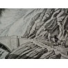 Engraving: ‘View of the exit from the Grande  at Moinat SA’ – Antiques and decorative items –  Engravings, lithographs