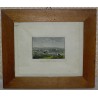 Coloured engraving "Aarau, Capital of" by Moinat SA – Antiques and decorative items – Engravings, lithographs
