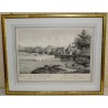 Gravure "Vue de Genève du côté de la  sur Moinat SA  - Antiquités décoration -  Gravures, Lithos
