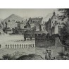 Gravure "Vue de Genève du côté de la  sur Moinat SA  - Antiquités décoration -  Gravures, Lithos