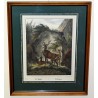 Lithografie „Les Cerfs“ von SCHOLZ bei Moinat SA – Antiquitäten und Dekoration – Stiche, Lithografien