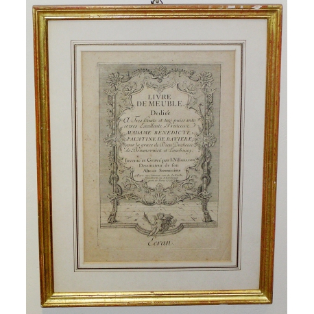 Stich „Livre de meuble“ von Moinat SA – Antiquitäten und Dekoration – Stiche, Lithografien