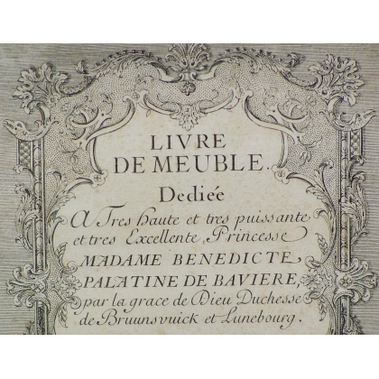 Stich „Livre de meuble“ von Moinat SA – Antiquitäten und Dekoration – Stiche, Lithografien
