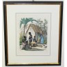 Engraving ‘African Figures’ by Moinat SA – Antiques and decorative items – Engravings, lithographs