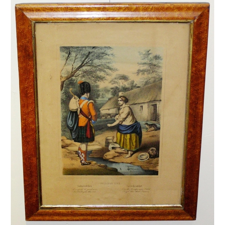 Pair of Scottish ‘Soldier’ engravings by Moinat SA – Antiques and decorative items – Engravings, lithographs