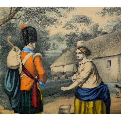 Pair of Scottish ‘Soldier’ engravings by Moinat SA – Antiques and decorative items – Engravings, lithographs