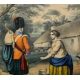 Paire de Gravures Ecossaises Soldat 