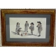 Gravure "Enfant et marionettes" de