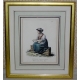 Gravure "Paysanne de la vallée de Leuk"