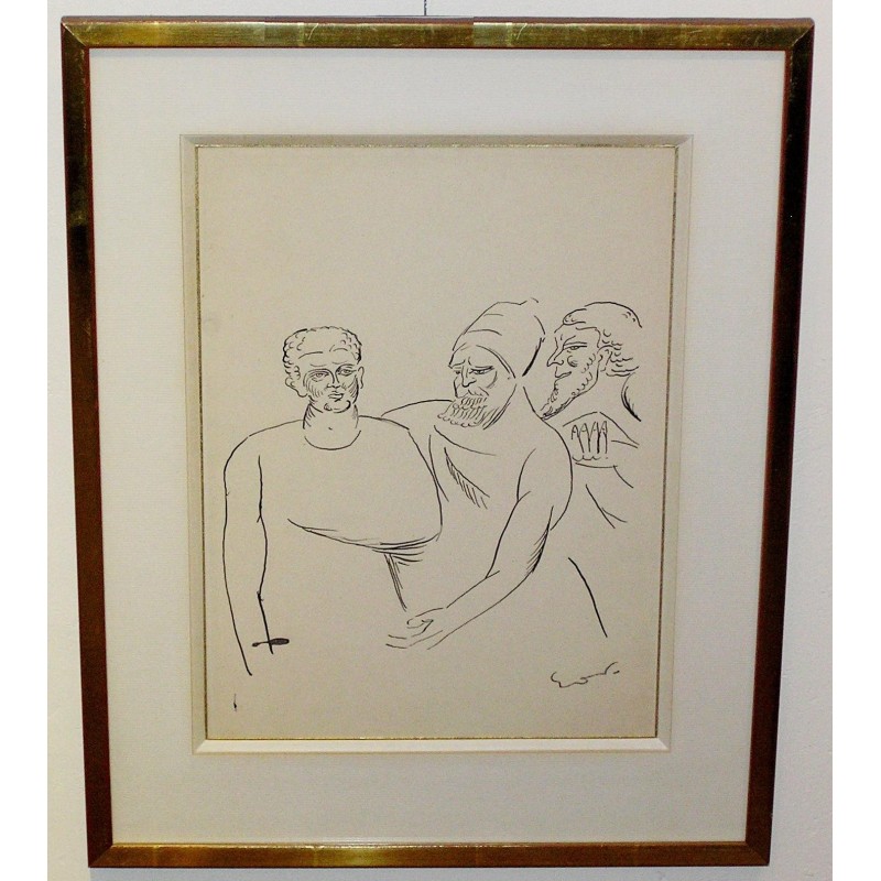 Indian ink painting by Henri FRIESZ at  Moinat SA  - Antiques and decorative arts