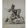 Gravure "3 chevaux"  sur Moinat SA  - Antiquités décoration -  Gravures, Lithos
