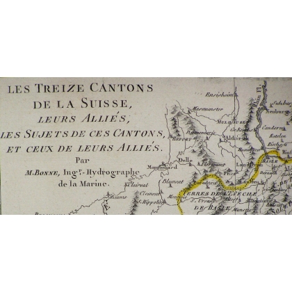 Engraving  "The Thirteen Cantons of  by Moinat SA  - Antiques and decorative items -  Engravings, Lithographs