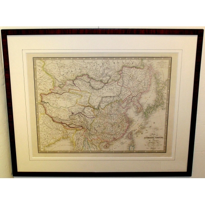 Gravure \"Carte de l\'Empire Chinois et du Japon.\"