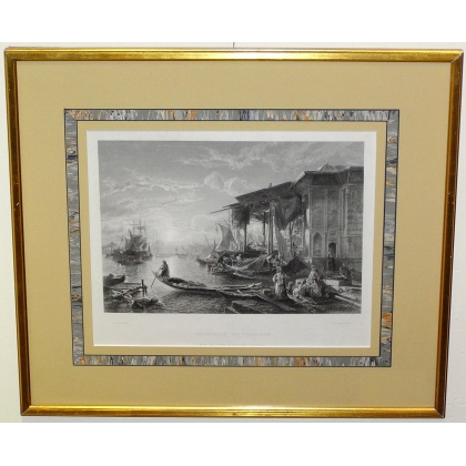 Engraving ‘Constantinople, the golden’ by Moinat SA – Antiques and decorative items – Engravings, lithographs