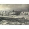 Gravure "Saint-Prex", Suisse  sur Moinat SA  - Antiquités décoration -  Gravures, Lithos
