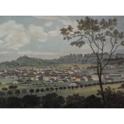 Engraving ‘Chaux-de-Fonds’ by Moinat SA – Antiques and decorative items – Engravings, lithographs