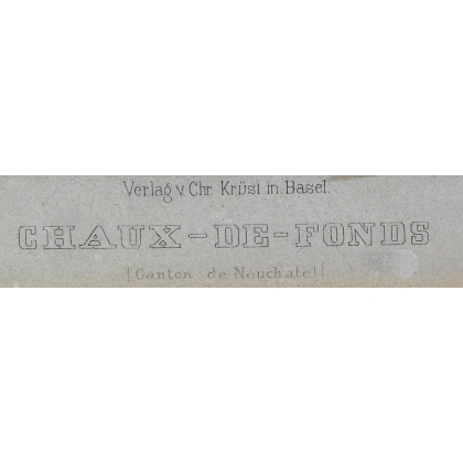 Engraving ‘Chaux-de-Fonds’ by Moinat SA – Antiques and decorative items – Engravings, lithographs