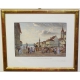 Gravure "Vue de la ville de Zürich