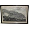 Gravure \"Naturels et Habitations de Oonalashka\"
