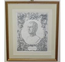 Gravure portrait de Frédéric César de