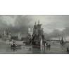 Engraving of "The Emigrant-Ship" by AUSTIN, on Moinat SA – Antiques and decorative items – Engravings, lithographs