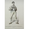 Engraving: ‘Young Man from the Canton of Moinat SA’ – Antiques and decorative items – Engravings, lithographs