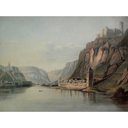 Pair of engravings, ‘Towns on the Rhine’, by Moinat SA – Antiques and decorative items – Engravings, lithographs