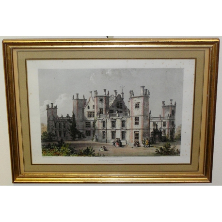 Engraving ‘Sherborne Lodge, Dorset’ by Moinat SA – Antiques and decorative items – Engravings, lithographs