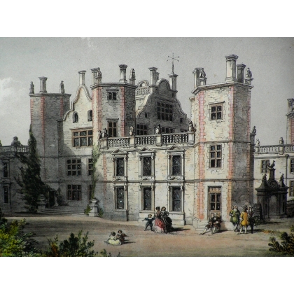 Engraving ‘Sherborne Lodge, Dorset’ by Moinat SA – Antiques and decorative items – Engravings, lithographs