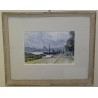 Gouache \"Port Henri IV\", signé de BORDEAUX