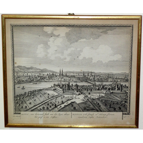 Engraving ‘Bale’ by SCHENK on Moinat SA – Antiques and decorative items – Engravings, lithographs